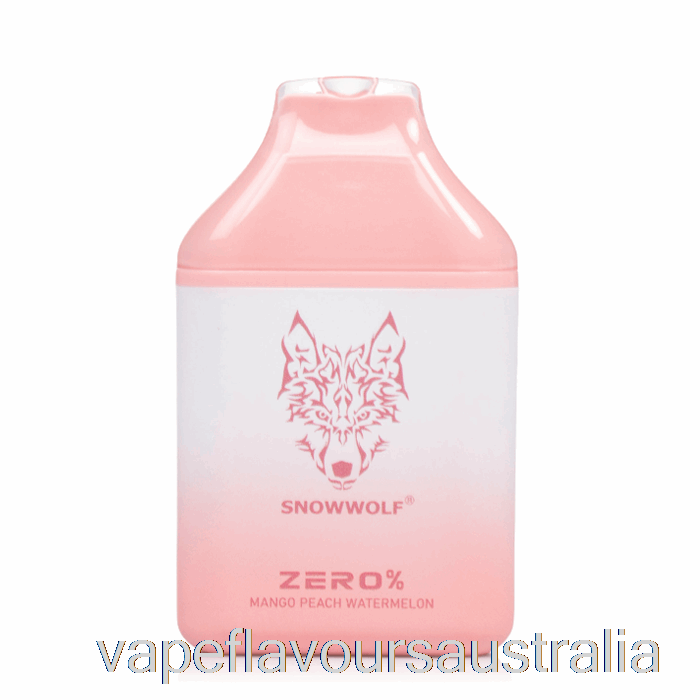 Vape Australia Snowwolf Zero 5500 0% Nicotine Free Disposable Mango Peach Watermelon
